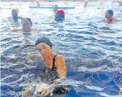  ?? SIBONGILE NGALWA ?? MAKING WAVES: The East London leg of the annual Aquathon Day took place at Virgin Active, in Quigney on Saturday.Picture: