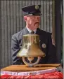  ??  ?? This bell was rung four times to symbolize each plane that crashed during the 9/11 terror attacks.