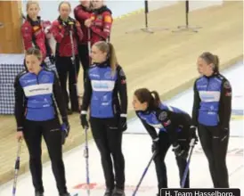  ??  ?? H. Team Hasselborg.