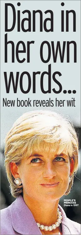  ??  ?? PEOPLE’S PRINCESS Diana in 1997