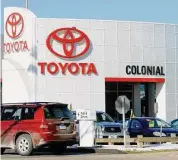  ?? Arnold Gold / Hearst Connecticu­t Media file photo ?? Colonial Toyota in Milford in January 2010.