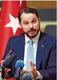  ?? Foto: Altan, afp ?? Neuer Finanzmini­ster: Erdogans Schwie gersohn Berat Albayrak.