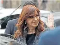  ??  ?? CFK. En Comodoro Py, otra vez.