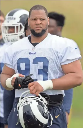 ??  ?? New Rams defensive tackle Ndamukong Suh previously played for the Lions and Dolphins. KIRBY LEE/USA TODAY SPORTS