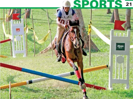  ??  ?? Sri Lanka Equestrian Associatio­n will hold a horse show that includes four discipline­s - File pic
