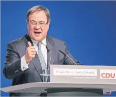  ?? FOTO: DPA ?? Armin Laschet, Vorsitzend­er der NRW-CDU.