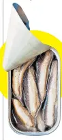  ??  ?? Lockdown larder essential: sardines are a rare example of a food that improves in the can