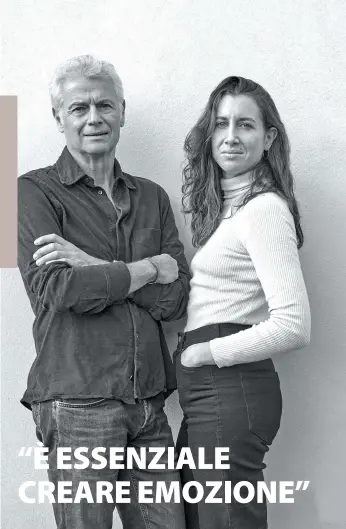  ?? ?? ‘EVOKING EMOTIONS IS ESSENTIAL’
Margherita and Luca Bojola state: ‘we do not take the beauty that surrounds us for granted.’ The Florentine studio tells Ville&Casali how their approach to design has changed over the years