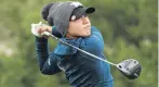  ?? PHOTO: GETTY IMAGES ?? New Zealander Lydia Ko plays her shot from the sixth tee during the final round of the US Women's Open in Houston yesterday.