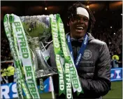  ??  ?? Dedryck Boyata with the Betfred Cup
