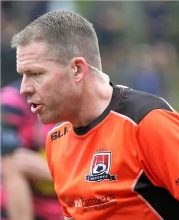 ?? Photo: CONTRIBUTE­D ?? IN CHARGE: Brisbane referee Shane Barr will control tomorrow’s Risdon Cup match at Goondiwind­i.