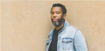  ?? ELIAS WILLIAMS/ FOR THE WASHINGTON POST ?? Holding a mirror up to America's past and present is heavy stuff for author Ta-Nehisi Coates.