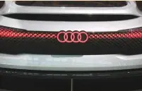  ?? (Michael Dalder/Reuters) ?? THE AUDI SIGN is seen on a show car in Ingolstadt, Germany.