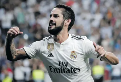  ?? Picture: Getty Images ?? ON BORROWED TIME. Is Isco’s time at Real Madrid coming to an end?