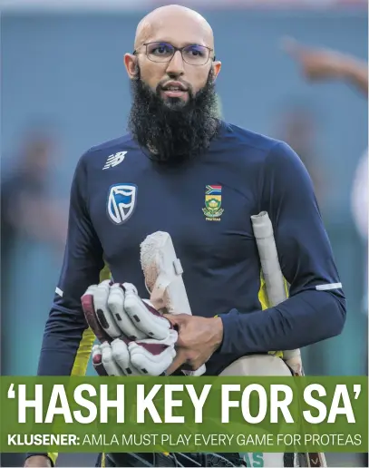  ?? Picture: Gallo Images ?? IN SPOTLIGHT. The selection of Hashim Amla for the World Cup remains one of the biggest talking points before today’s squad announceme­nt.
