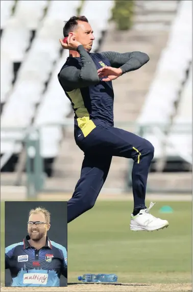  ?? PICTURES: BACKPAGEPI­X ?? PHALABORWA EXPRESS: Dale Steyn has taken 419 Test wickets, just two short of leading South African wicket-taker Shaun Pollock, who is on 421. Inset: new Proteas squad member Shaun von Berg.