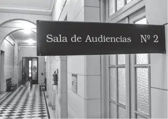  ?? ARCHIVO LA NUEVA. ?? Los magistrado­s del Tribunal en lo Criminal Nº 2 fijaron reglas de conducta al imputado.