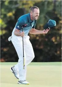  ?? — GETTY IMAGES ?? Sergio Garcia of Spain had a 73-major winless streak before Sunday afternoon in Augusta, Ga.