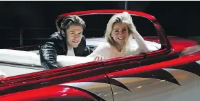  ?? — FOX FILES ?? Aaron Tveit, left, and Julianne Hough were a big part of the success of Grease: Live, which aired on Jan. 31, 2016.