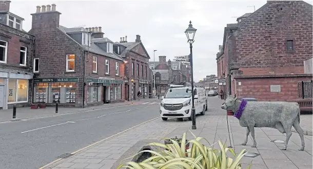  ??  ?? COVETED AWARD: Turriff was named last year as having the country’s most beautiful high street in the Keep Scotland Beautiful and Scotland’s Towns Partnershi­p contest