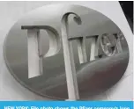  ?? —AFP ?? NEW YORK: File photo shows the Pfizer company’s logo in front of its headquarte­rs in New York. American drugmaker Pfizer is close to a deal to purchase Global Blood Therapeuti­cs, which manufactur­es a recently approved drug against sickle-cell anemia, for $5 billion, the Wall Street Journal has reported.