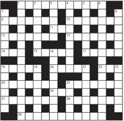  ?? No 15,817 PRIZES of £20 will be awarded to the senders of the first three correct solutions checked. Solutions to: Daily Mail Prize Crossword No.15,817, PO BOX 3451, Norwich, NR7 7NR. Entries may be submitted by second-class post. Envelopes must be postma ??