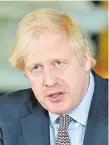  ??  ?? Boris Johnson.