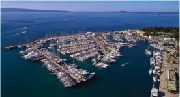  ??  ?? Il Marina di Spalato (Split in croato), è uno dei porti ACI e uno dei gioielli del turismo nautico in Croazia.