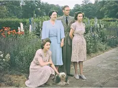  ??  ?? Keeping up appearance­s: the royal family, in 1946, ahead of South Africa trip in 1947