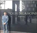  ?? SUBMITTED PHOTO ?? Chef Will Lochetto, a 2015 graduate of Penncrest High School, is pictured at the opening of The Four Seasons Hotel in Philadelph­ia.