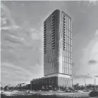  ?? KAHLER SLATER ?? A high-rise tower will soon be built at Blue Mound and Mayfair roads in Wauwatosa.