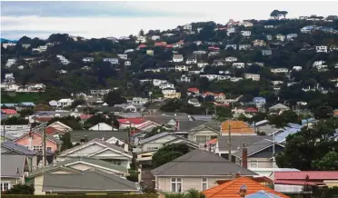  ?? — Reuters ?? New rule: A file picture showing residentia­l houses in Wellington. New Zealand has joined other countries in restrictin­g sales of existing homes to foreigners.