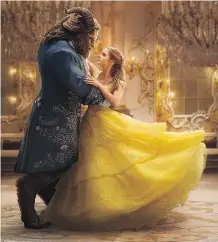  ?? DISNEY ?? Dan Stevens and Emma Watson shown in a scene from the live-action Beauty and the Beast, coming in March 2017.