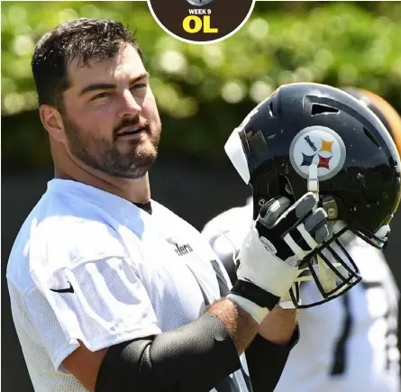  ?? Peter Diana/Post-Gazette ?? David DeCastro: Drafted in 2012, is now the grizzled veteran of the group.