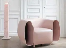  ?? PHOTO : FELIPE RIBON ?? Le fauteuil « Élephant » de Mathieu Lehanneur.|