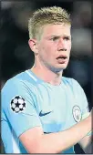  ??  ?? DE BRUYNE: Masterclas­s