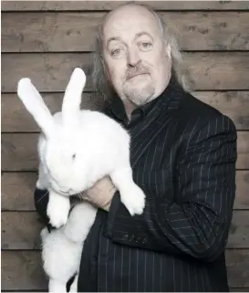  ?? Picture: Andy Hollingwor­th ?? Bill Bailey and a rabbit, just in time for Easter