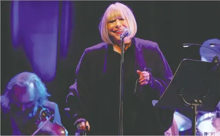  ?? FRANCOIS GUILLOT/GETTY IMAGES ?? British singer Marianne Faithfull has had numerous personal and profession­al setbacks in life, including a few near-death experience­s and some substance-abuse issues. Despite a near-fatal bout with COVID-19, the singer is back with a new album.