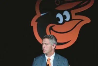  ?? ROB CARR/GETTY ?? Since executive vice president and general manager Mike Elias arrived in Baltimore in November 2018, his work has turned the Orioles’ farm system into one of the best in the sport, with their major league successes this year largely not including players selected during his tenure.