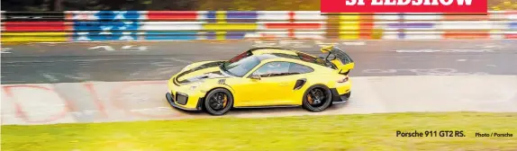  ?? Photo / Porsche ?? Porsche 911 GT2 RS.