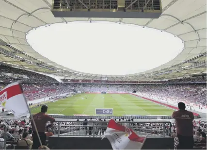  ??  ?? 0 Fans moved closer to the action in Stuttgart’s Mercedes-benz Arena, which is exactly what we want at Hampden.