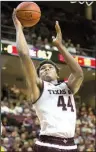  ?? AP/TIMOTHY HURST ?? Texas A&M freshman forward Robert Williams, who is averaging 16.0 points and 10.0 rebounds over his past five games, is being mentioned as a possible first-round pick in this spring’s NBA Draft.