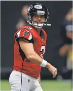  ?? KEVIN C. COX/ GETTY IMAGES ?? ↓ Matt Bryant was cut by the Falcons after going 9- for- 14 on field goal attempts.