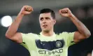  ?? ?? Rodri is the key man in City’s midfielder. Photograph: Tom Flathers/Manchester City FC/Getty Images