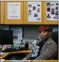  ?? CHASE CASTOR — THE NEW YORK TIMES ?? Rosilyn Temple, who founded the Mothers in Charge after her son Antonio was killed in 2011, is seen in her office in Kansas City, Mo., on Thursday.