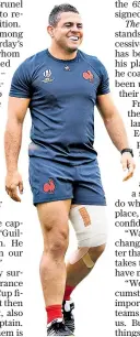  ??  ?? Leader: France captain Guilhem Guirado has the support of his team-mates after falling out with coaching staff