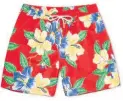  ??  ?? Polo Ralph Lauren mid-length floral shorts, were £75, now £22.50, mrporter.com