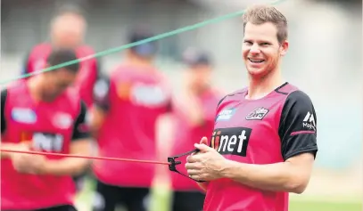  ??  ?? Steve Smith says Welsh Fire are hoping to serve up a treat for cricket fans in Cardiff