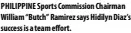  ??  ?? PHILIPPINE Sports Commission Chairman William “Butch” Ramirez says Hidilyn Diaz’s success is a team effort.