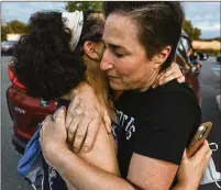  ?? PHOTOS BY RICKY CARIOTI/THE WASHINGTON POST ?? Djohariah Singer’s sister, Rita Moustakas, had her own double mastectomy in 2020 and is a breast cancer survivor.